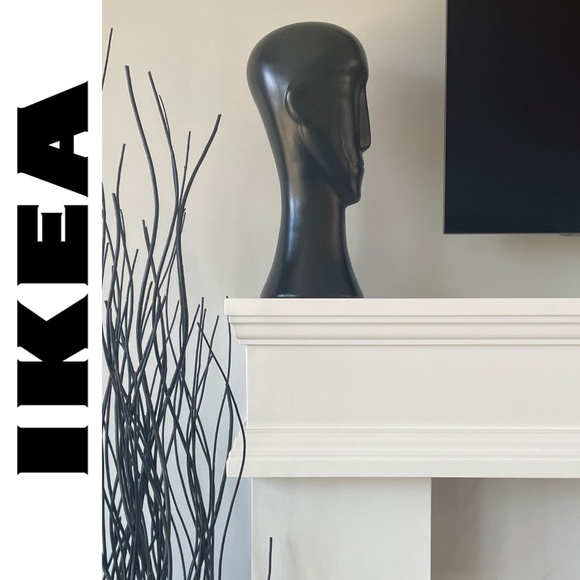 Black IKEA ceramic head | 12"H x 4.5"W - Picture 7 of 9